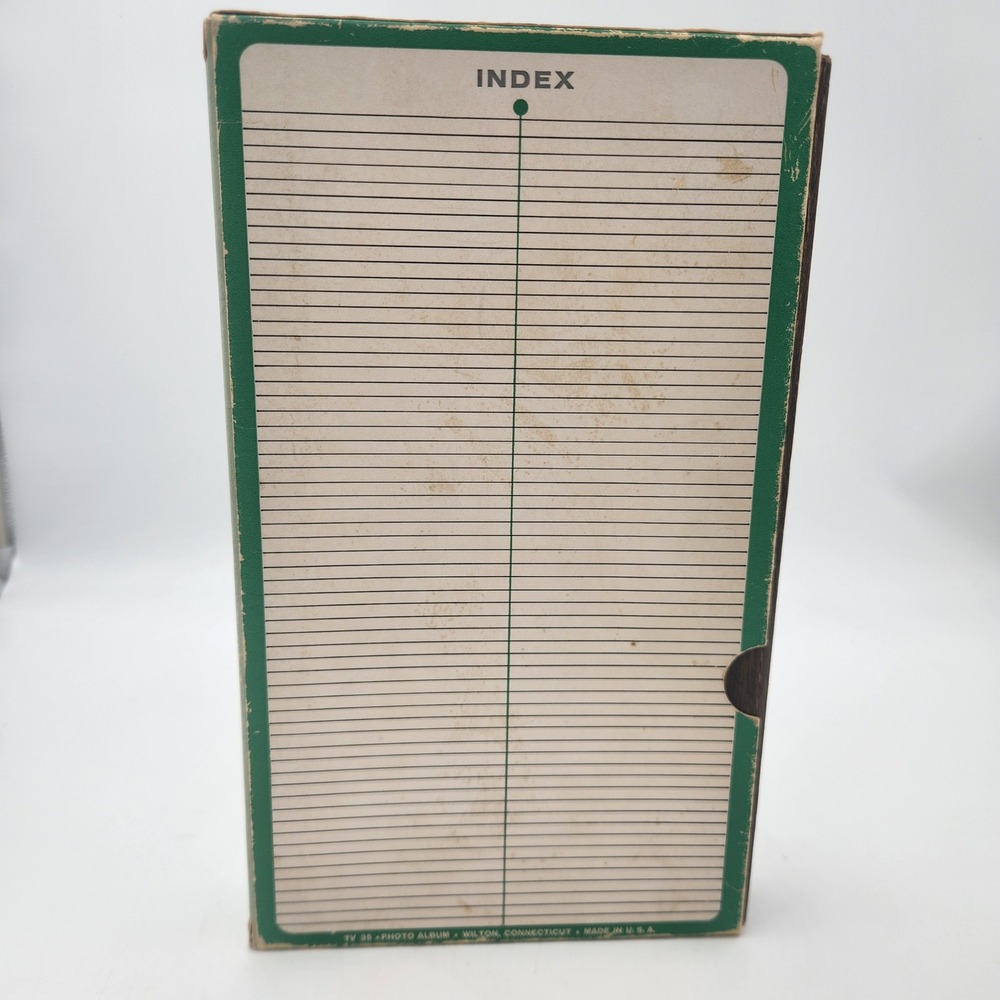 Vintage Tri-Vue TV-35 Photo Album Faux Wood Grain Holds 60 3.5x5 Photos USA Made - Picture 3 of 10